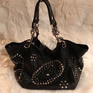 💯% Authentic JIMMY CHOO Calfskin Leather bucket.